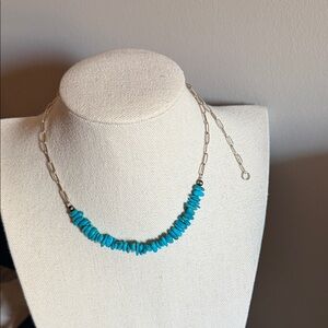 Authentic Turquoise SS Necklace